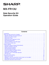 Sharp MXC381 Operating instructions