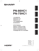 Sharp PN86HC1 Owner's manual