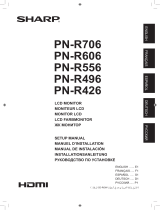Sharp PN-R606 Owner's manual