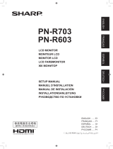 Sharp PN-R603 Owner's manual