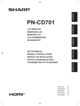 Sharp PNCD701 Owner's manual