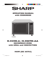 Sharp R98STM-AA Owner's manual