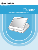 Sharp UP-X300 User manual