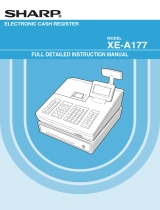 Sharp XE-A177BK Owner's manual