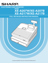 Sharp XE-A207B Owner's manual