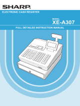 Sharp XE-A307 Operating instructions