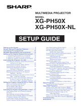 Sharp XG-PH50X Operating instructions