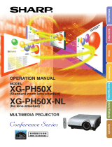 Sharp Notevision XG-PH50X-NL User manual