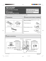 Sharp XL-UH220H Operating instructions