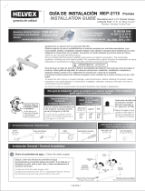 Helvex Premier MEP-2115 Installation guide