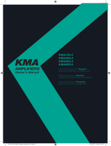 Kicker KMA360.4 KMA Series 4-Channel Marine Amplifier Owner's manual