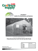 FarmTek Growers Supply GrowSpan Gothic Pro 113836R User manual