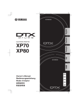 Yamaha DTX XP80 Owner's manual