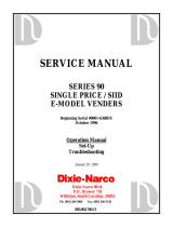 Dixie Narco 90 Series Operating instructions