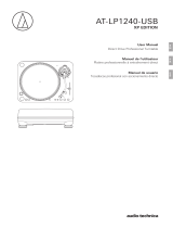 Audio-Technica ATLP1240USB Direct Drive Professional USB Turntable User manual