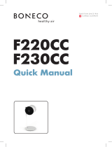 Boneco F220CC Clean and Clear Air Shower Fan and Purifier User manual