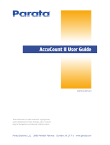 Parata Systems AccuCount II User manual