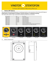 Vingtor Stentofon TCIS-1SIP Mounting Manual