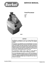 Berkel CC34 User manual