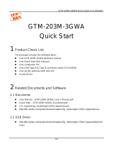 ICP DAS USA GTM-203M-3GWA Quick Start