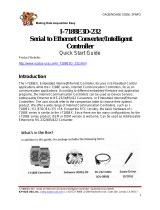 ICP I-7188E3D-232 (with 2 RS-232 ports, with display) Quick start guide