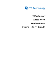T3 Technology A4262 Wi-Fi6 Quick start guide