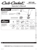 Cub Cadet GC145 User manual