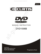 Curtis DVD1098B User manual