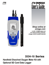Omega DOH-10 Handheld Dissolved Oxygen Meter Kit Owner's manual