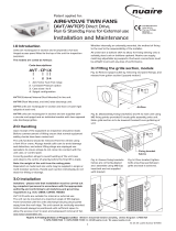 Nuaire AVS1 Installation and Maintenance Manual