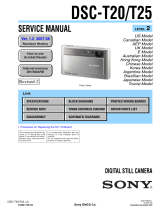 Sony Cyber-Shot DSC-T20 User manual