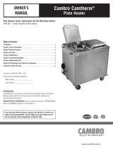 Cambro Camtherm CHPL100 Owner's manual