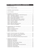 SportsArt T674 Owner's manual