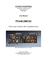 Dynamic Engineering PCIe8LXMCX2 User manual