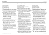Sony GRAND WEGA KF 60DX100 Supplementary Manual