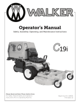 Walker C19i User manual