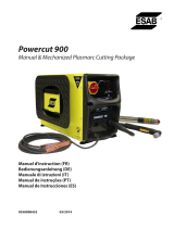 ESAB Powercut 900 Manual & Mechanized Plasmarc Cutting Package User manual