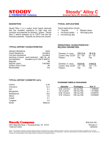 STOODY Stoody® Alloy C Shielded Metal Arc Welding Electrode User manual