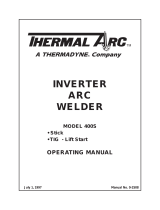 ESAB Inverter Arc Welder Model 400S User manual