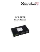 XtendLan DPA-C5-VD User manual