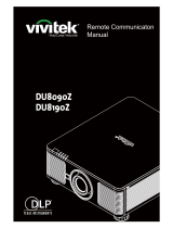 Vivitek Vivitek DU8395Z-BK User manual