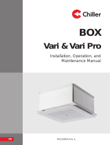 Chiller BOX Vari Installation, Operation and Maintenance Manual
