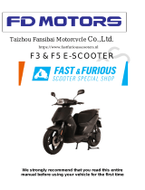 FD Motors F5 User manual