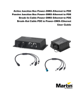 Martin PDE Junction Box Passive User manual