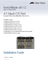 Allied Telesis SwitchBlade x8112 Installation guide