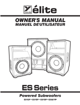 YORKVILLE ES15P Owner's manual