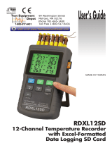 Omega RDXL12SD User manual