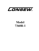 Consew 7360R-1 User manual