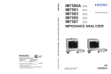 Hioki IM7581 Series User manual