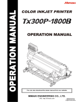 MIMAKI Tx300P-1800B Operating instructions